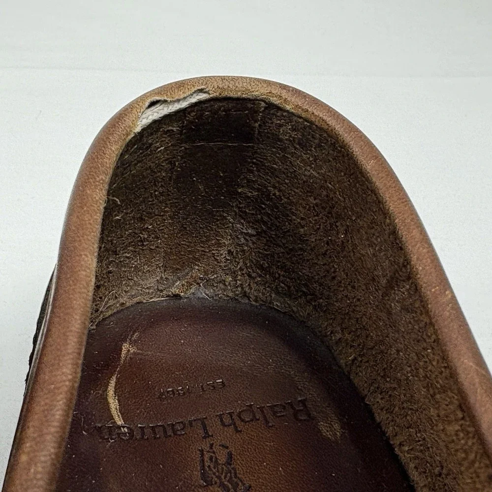 VTG 80s/90s Polo Ralph Lauren Tassel/Kiltie Camp/Canoe/Driving Shoe 10M Brown